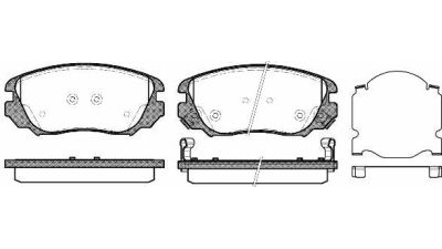 Placute frana fata Opel Insignia, 07.2008-, marca SRLine S70-0506