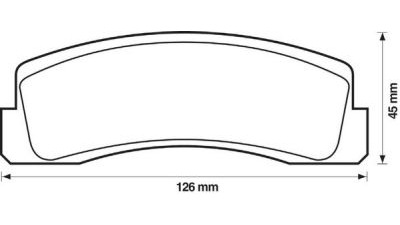 Placute frana fata Lada/Avtowaz Niva (2121), 12.76-, marca SRLine S70-0517