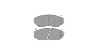 Placute frana fata Kia Sorento 1 (Jc), 08.2002-, marca SRLine S70-0518