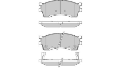 Placute frana fata Kia Carens 1 (Fc), 06.1999-10.2002, marca SRLine S70-0519