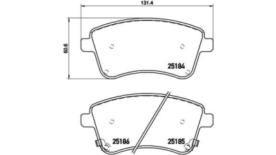 Placute frana fata Hyundai Ix20 (Jc), 11.2010-, marca SRLine S70-0562
