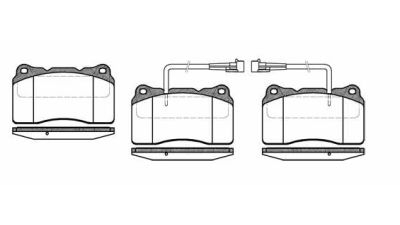 Placute frana fata Alfa Romeo 159 (939), 09.2005-12.2012, marca SRLine S70-0565