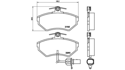 Placute frana fata Seat Exeo (3r2), 12.2008-, marca SRLine S70-0582