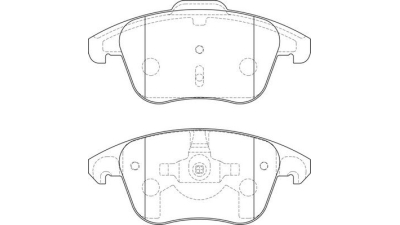 Placute frana fata Peugeot 5008, 06.2009-, marca SRLine S70-0589