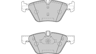 Placute frana fata Bmw Seria 1 (E81), 09.2006-12.2011, marca SRLine S70-0592