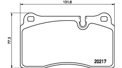 Placute frana fata Land Rover Range Rover 3 (Lm), 03.2002-12.2012, marca SRLine S70-0599