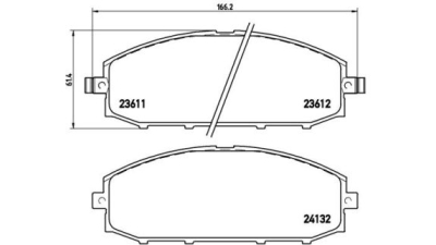 Placute frana fata Nissan Patrol Gr 2 Estate (Y61), 06.1997-, marca SRLine S70-0600