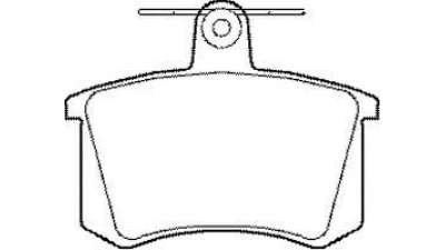Placute frana spate Volkswagen Passat Variant (3a5, 35i), 02.1988-06.1997, marca SRLine S70-1023