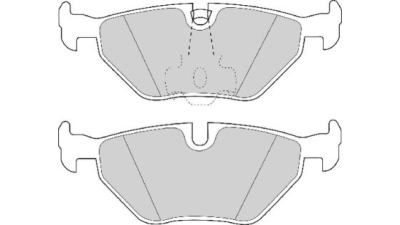 Placute frana spate Bmw Seria 5 (E39), 09.1995-06.2003, marca SRLine S70-1083