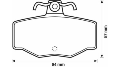 Placute frana spate Nissan Primera Traveller (Wp11), 06.1996-01.2002, marca SRLine S70-1101