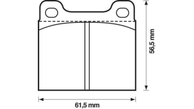 Placute frana fata Alfa Romeo Alfetta (116), 07.74-12.1984, marca SRLine S70-1107