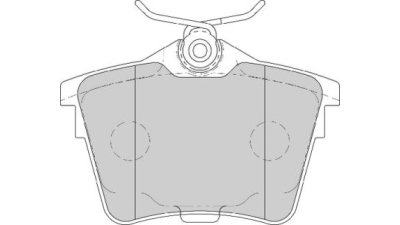 Placute frana spate Peugeot 407 Sw (6e), 05.2004-, marca SRLine S70-1126