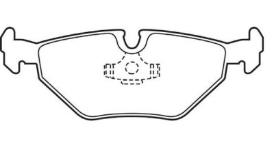 Placute frana spate Bmw Seria 3 (E36), 09.1990-02.1998, marca SRLine S70-1154