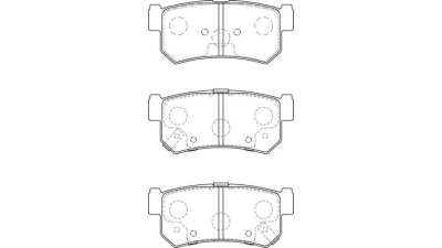 Placute frana spate Ssangyong Kyron, 05.2005-, marca SRLine S70-1175