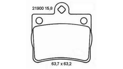 Placute frana spate Mercedes Clasa C (W202), 03.1993-05.2000, marca SRLine S70-1182