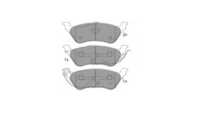 Placute frana spate Chrysler Voyager 3 (Gs), 01.1995-03.2001, marca SRLine S70-1192