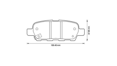 Placute frana spate Suzuki Grand Vitara 2 (Jt), 04.2005-, marca SRLine S70-1194
