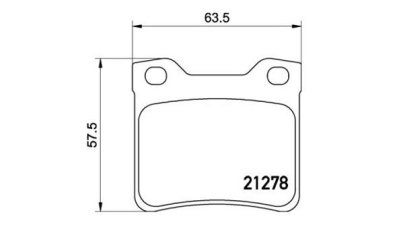 Placute frana spate Peugeot 406 Cupe (8c), 03.1997-02.2005, marca SRLine S70-1195