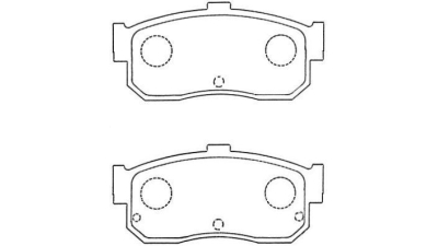 Placute frana spate Nissan Sunny 3 Hatchback (N14), 10.1990-07.1995, marca SRLine S70-1216