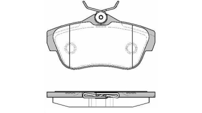 Placute frana spate Peugeot Expert Caroserie (Vf3a, Vf3u, Vf3x), 01.2007-, marca SRLine S70-1235