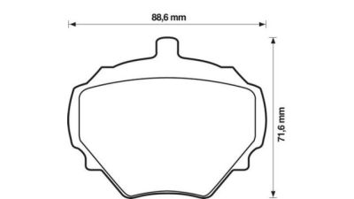 Placute frana spate Land Rover Defender Cabrio (Ld), 08.1990-02.2016, marca SRLine S70-1239