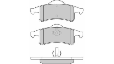 Placute frana spate Jeep Grand Cherokee 1 (Zj), 09.1991-04.1999, marca SRLine S70-1346