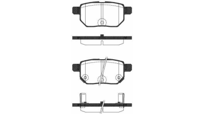 Placute frana spate Toyota Yaris (Scp9, Nsp9, Ksp9, Ncp9, Zsp9), 01.2005-, marca SRLine S70-1349