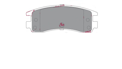 Placute frana spate Opel Sintra, 11.1996-04.1999, marca SRLine S70-1351
