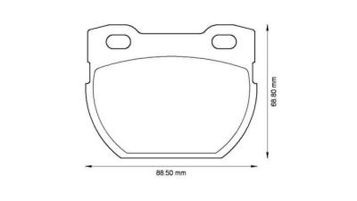 Placute frana spate Land Rover Defender Cabrio (Ld), 08.1990-02.2016, marca SRLine S70-1364