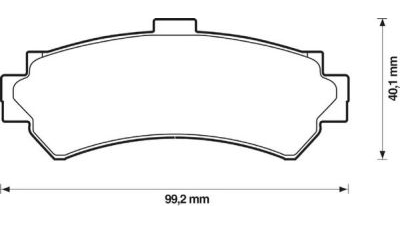 Placute frana spate Nissan Almera 1 Hatchback (N15), 07.1995-01.2001, marca SRLine S70-1367