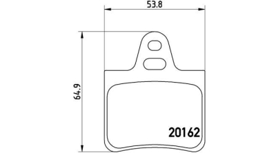 Placute frana spate Citroen Xantia (X1), 03.1993-07.1999, marca SRLine S70-1371