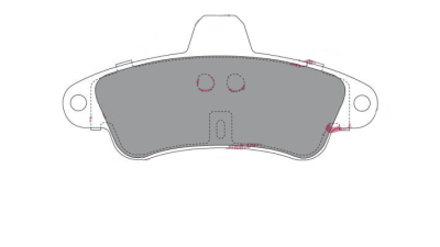 Placute frana spate Ford Mondeo 1 Estate (Bnp), 01.1993-08.1996, marca SRLine S70-1375