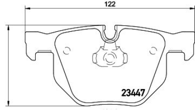Placute frana spate Bmw X5 (E70), 02.2006-06.2013, marca SRLine S70-1399