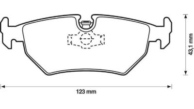 Placute frana spate Peugeot 806 (221), 06.1994-08.2002, marca SRLine S70-1409