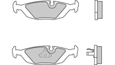 Placute frana spate Volvo 440 K (445), 08.1988-12.1996, marca SRLine S70-1463