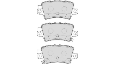 Placute frana spate Honda Civic 8 Hatchback (Fn, Fk), 09.2005-, marca SRLine S70-1477