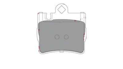 Placute frana spate Mercedes Clasa S (W220), 10.1998-08.2005, marca SRLine S70-1499