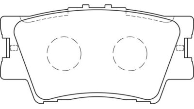 Placute frana spate Toyota Rav 4 3 (Aca3, Ace, Ala3, Gsa3, Zsa3), 06.2005-, marca SRLine S70-1524