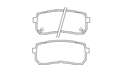 Placute frana spate Hyundai H-1 Cargo (Tq), 02.2008-, marca SRLine S70-1536