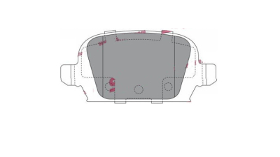 Placute frana spate Opel Tigra Twintop, 06.2004-, marca SRLine S70-1538
