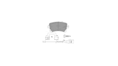 Placute frana spate Volkswagen Phaeton (3d), 04.2002-03.2016, marca SRLine S70-1550