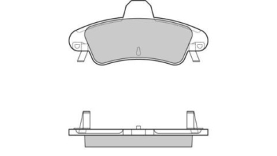 Placute frana spate Ford Cougar (Ec), 08.1998-12.2001, marca SRLine S70-1568