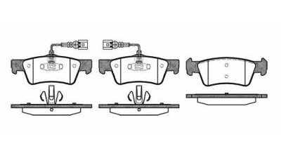Placute frana spate Volkswagen Touareg (7la, 7l6, 7l7), 10.2002-05.2010, marca SRLine S70-1604