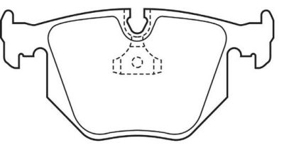 Placute frana spate Bmw Seria 3 (E46), 02.1998-04.2005, marca SRLine S70-1608