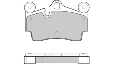 Placute frana spate Volkswagen Touareg (7la, 7l6, 7l7), 10.2002-05.2010, marca SRLine S70-1609