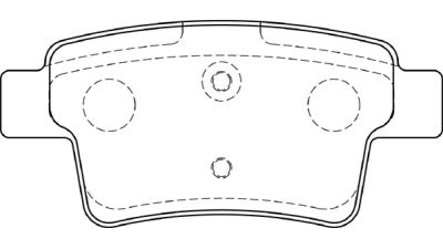 Placute frana spate Citroen C4 Grand Picasso 1 (Ua), 10.2006-, marca SRLine S70-1613