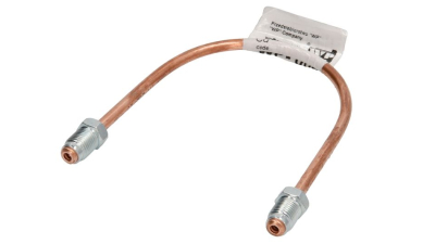 Conducta frana cupru cu niplu  diametru 4,75 mm, filet exterior, Grosime perete 0,9 mm, filet M10x1/M10x1, lungime 250 mm