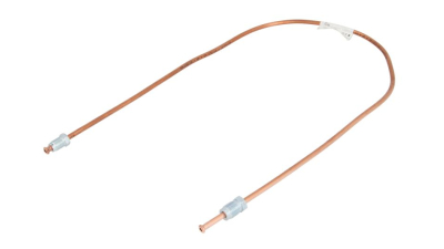 Conducta frana cupru cu niplu  diametru 4,75 mm, filet exterior, Grosime perete 0,9 mm, filet M10x1/M12x1, lungime 750 mm