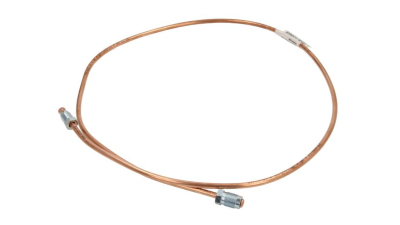 Conducta frana cupru cu niplu  diametru 4,75 mm, filet exterior, Grosime perete 0,9 mm, filet M10x1/M12x1, lungime 1000 mm