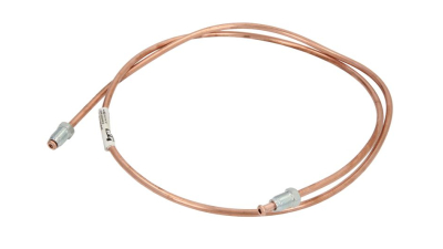Conducta frana cupru cu niplu  diametru 4,75 mm, filet exterior, Grosime perete 0,9 mm, filet M10x1/M10x1, lungime 1100 mm